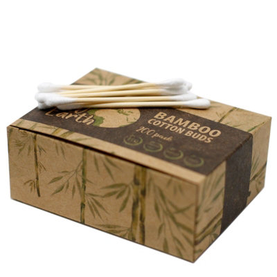 Box of 200 Bamboo Cotton Buds Toothbrush & Personal Care - Image 3