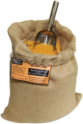 Serenityy Total Detox Potion 7Kg Hessian Sack7Kg Aromatherapy Bath Potion For Multiple Detox Baths from B&Q