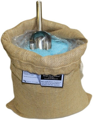 Serenityy Sleepy Head Potion 7Kg Aromatherapy Bath Potion In Hessian SackLarge Blue Relaxing Bath Soak from B&Q