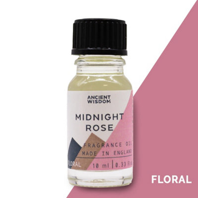 B&Q -  10Ml Midnight Rose Fragrance OilConcentrated Scent For DiffusersCandles And Personal Fragrance