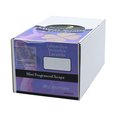 Serenityy Heart Guest Soap LavenderPack Of 1020G Each45 X 40 mmPurple. from B&Q