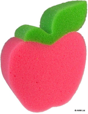 Serenityy Red Apple Pva Bath SpongeFruit-Shaped Fun Sponge For Bath And Shower (Each) from B&Q