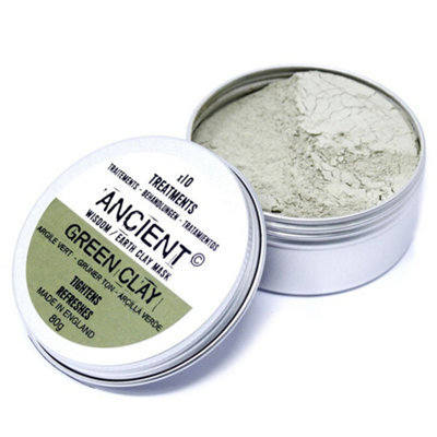 B&Q -  Green Clay Face Mask 80GGreen Illite Clay Detoxifying Mask For Normal To Oily Skin