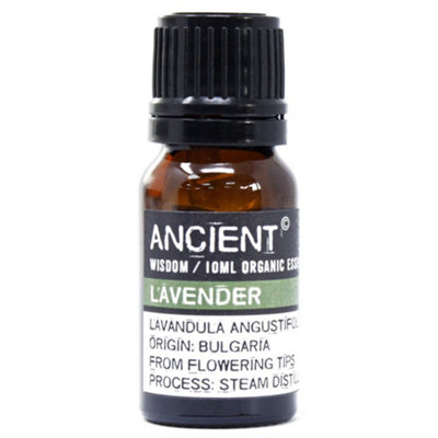 B&Q -  Lavender Organic Essential Oil 10MlOrganic Lavandula AngustifoliaSteam Distilled10Ml Bottle