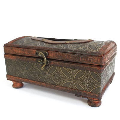 Kdmd Unisex Grey Tissue Box Classic Glamour With Legs In - Image 3