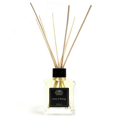 Serenityy 200Ml Lemon & Nutmeg Essential Oil Reed Diffuser