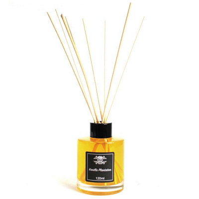 Serenityy Vanilla Plantation Reed Diffuser 120MlLong Lasting Home Fragrance from B&Q