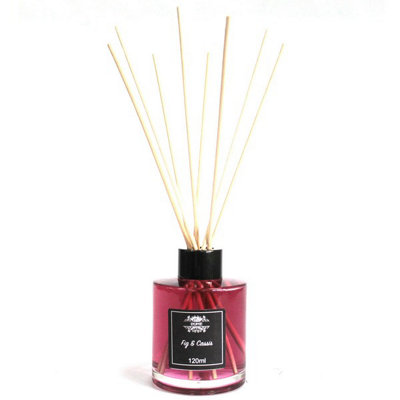 Serenityy 120Ml Reed Diffuser Fig & CassisChunky Glass BottleUp To 12 Weeks Continuous Fragrance. from B&Q