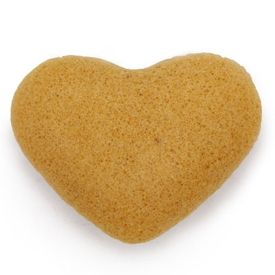 Serenityy Konjac Heart SpongePeach100% Natural Konjac Root Facial And Body Sponge1 Pack. from B&Q
