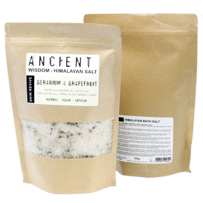 Serenityy Himalayan Bath Salt Blend 500GSkin Revive With Geranium & Grapefruit Essential OilsVitamin E And Chamomile from B&Q