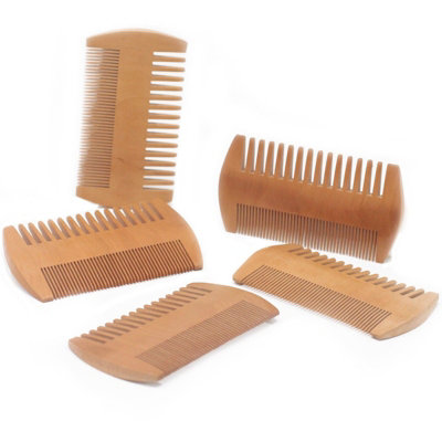 Serenityy Aw Dropship Uk Two-Sided Bamboo And Pearwood Beard Comb With Boar BristlesCompact 15G from B&Q
