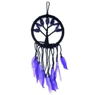 Blue Pirate Light Tree Of Life Dreamcatcher - 16Cm (Assorted) - Image 4