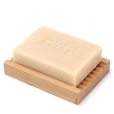 Serenityy Greenman Soap Slice 100GCoconut Cool & CalmLime Essential Oil And Dried Coconut Flakes from B&Q