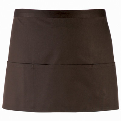 Premier Ladies/womens Colours 3 Pocket Apron / Workwear from B&Q