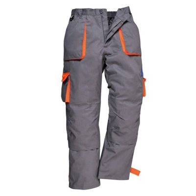 Portwest Mens Contrast Workwear Trousers (Tx11) / Pants from B&Q
