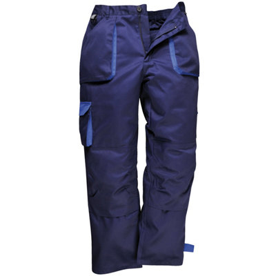 Portwest Mens Contrast Workwear Trousers (Tx11) / Pants from B&Q
