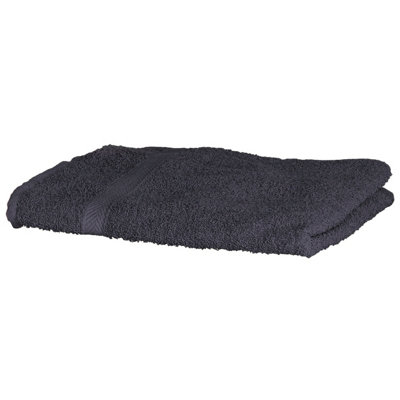  - Towel City Luxury Range 550 GsmBath Towel (70 X 130 Cm) Steel Grey (One Size)