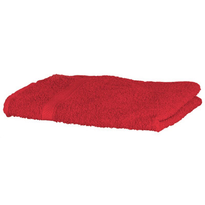  - Towel City Luxury Range 550 GsmBath Towel (70 X 130 Cm) Red (One Size)