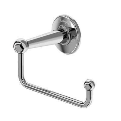Burlington Bathroom Chrome Luxury Traditional Tissue Toilet Roll Holder A16Chr from B&Q