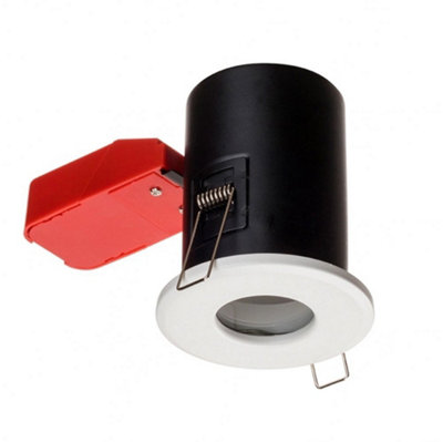 Red Arrow Igp/65W Fire Rated Ip65 Showerlight Downlight In A White Finish from B&Q