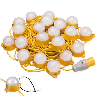 Red Arrow 110V Led Festoon Kit Interconnectable Site Lighting 1X 50M from B&Q