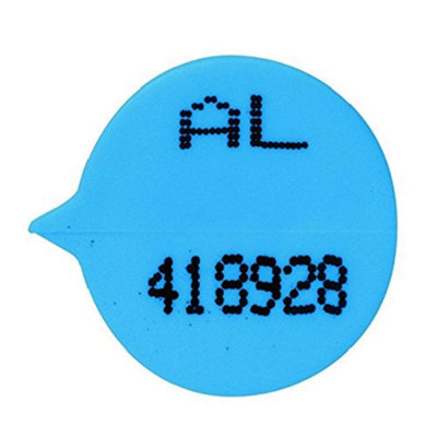 SecuPro Gosecure Security Seals Numbered Round Blue (Pack Of 500) S3B from B&Q