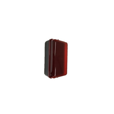 Luminosa Lighting Luminosa Led Security Amenity Bulkhead Black Base With Red Diffuser230V Ip54 5W from B&Q