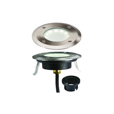 Luminosa Lighting Luminosa Led White Ground / Deck Light230V Ip65 1.7W from B&Q