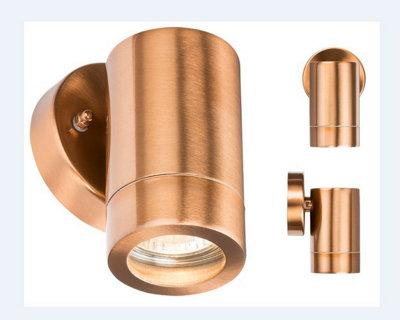 Luminosa Ing Luminosa Fixed Wall - Copper Colour, 230V Ip65 Gu10 35W Light