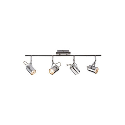 B&Q -  Luminosa Quad Bar SpotlightChrome230V Gu10