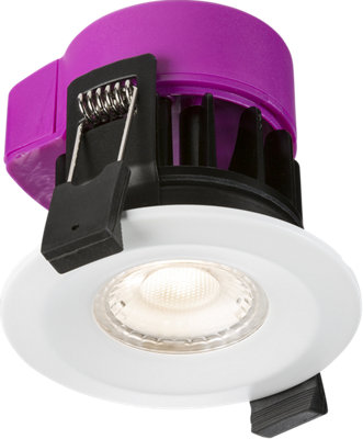 Luminosa Lighting Luminosa Fire-Rated Led Dimmable Downlight 4000K 230V Ip65 6W from B&Q