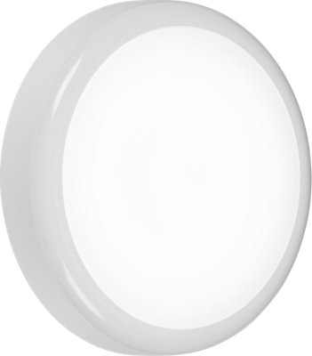 B&Q -  Luminosa Cct Adjustable Led Bulkhead With Emergency And Sensor 230V Ip65 9W