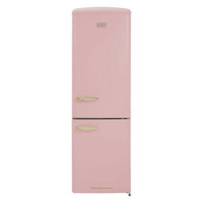 Cda Florence Tea Rose Retro 60:40 Freestanding Fridge Freezer from B&Q