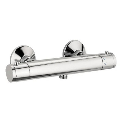 Crosswater Kai Shower Valve Thermostatic Bar Valve Mixer Chrome Exposed Ev1210Ec from B&Q