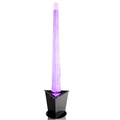 Primrose Nirvana Bubble Water Feature With Multicolour Leds H122Cm from B&Q