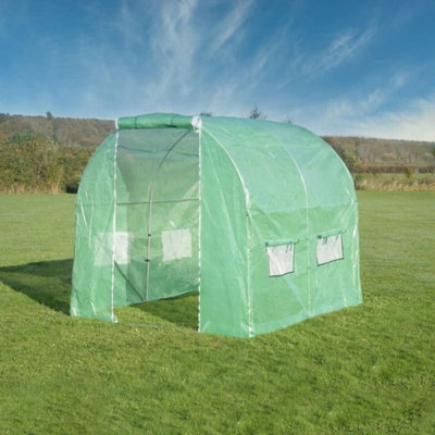 Primrose Premium Polytunnel With Galvanised Frame 2.5M X 2M from B&Q