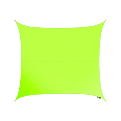 Kookaburra 3M Square Waterproof Lime Garden Patio Sun Shade Sail Canopy 98% Uv Block With Free Rope from B&Q