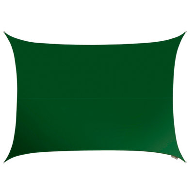 Kookaburra 5M X 4M Rectangle Waterproof Green Garden Patio Sun Shade Sail Canopy 98% Uv Block With Free Rope from B&Q