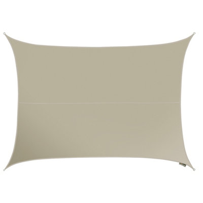Kookaburra 3M X 2M Rectangle Waterproof Mushroom Garden Patio Sun Shade Sail Canopy 98% Uv Block With Free Rope from B&Q