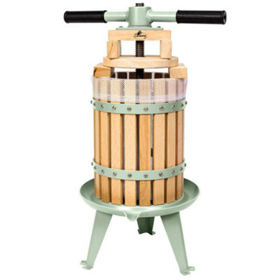 Primrose 6L Fruit Crusher Double Handled Juice Cider Wine Press Free Pulp Bags from B&Q