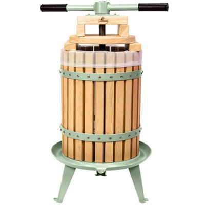 Primrose 18L Fruit Crusher Double Handled Juice Cider Wine Press Free Pulp Bags from B&Q