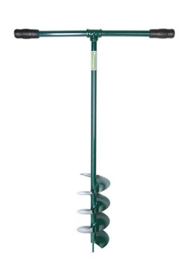 Primrose Manual Auger Earth Hand Drill For Garden Fence Posts from B&Q