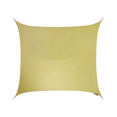 Kookaburra 5.4M Square Water Resistant Sand Garden Patio Sun Shade Sail Canopy 96.5% Uv Block With Free Rope from B&Q
