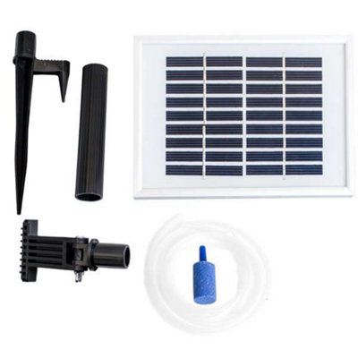 Primrose 90Lph Solar Powered Oxygenator Pond Aerator from B&Q