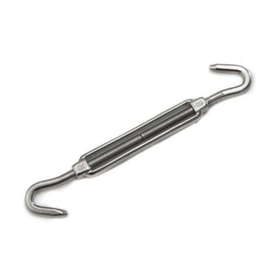 Kookaburra Silver Stainless Steel Turnbuckle With Claw Ends Shade Sail Fitting Garden Patio Fixing Accessory from B&Q