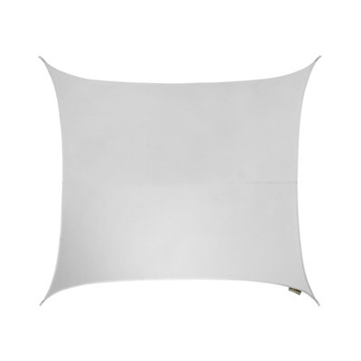 Kookaburra 5.4M Square Water Resistant Polar White Garden Patio Sun Shade Sail Canopy 96.5% Uv Block With Free Rope from B&Q