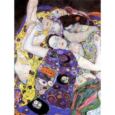 Artery8 Unframed Wall Art Gustav Klimt Virgin Old Master Painting12X16 Inch from B&Q