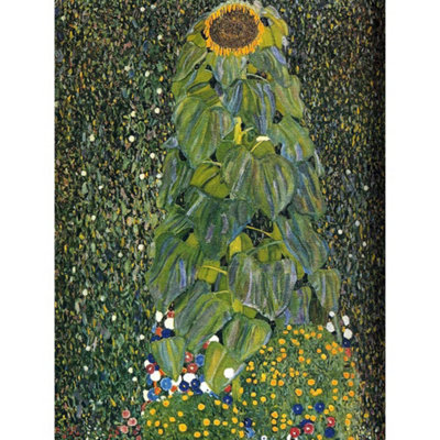 Artery8 Unframed Wall Art Gustav Klimt The Sunflower 1907 Old Master Painting12X16 Inch from B&Q