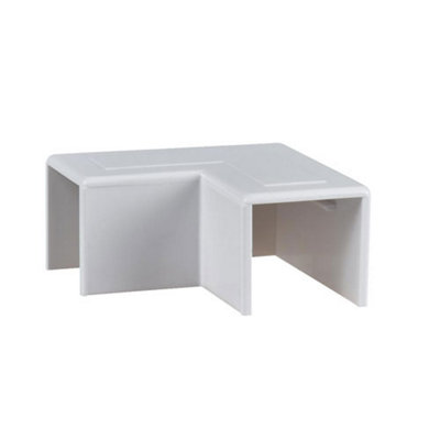 Falcon 16 X 16 Flat Angles Pvc Trunking from B&Q