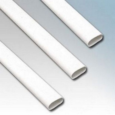 Falcon 16mm Oval Conduit Whte (3M)50 from B&Q